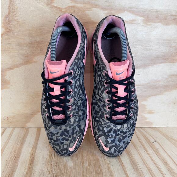 Nike -Free TR Fit 3 Print -Running Shoes -Gray/Pink -Women's - 9.5 - 555159-007 - Picture 7 of 9